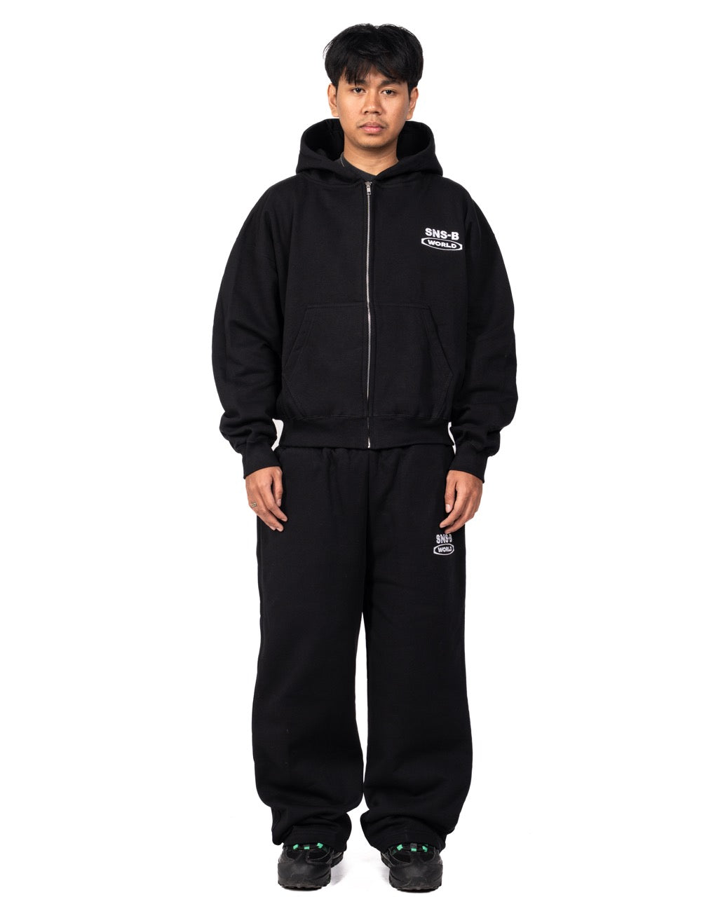 OG LOGO ZIP BLACK