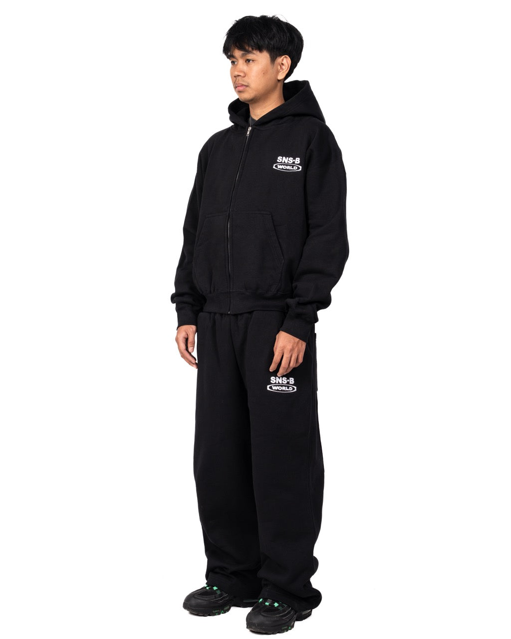 OG LOGO ZIP BLACK