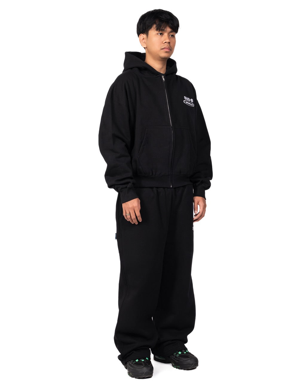 OG LOGO ZIP BLACK