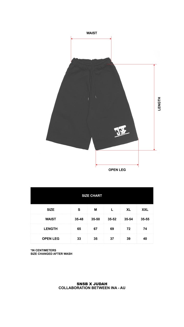 SWT SWEATSHORT BLACK